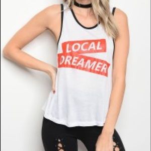 White local dreamer tank
